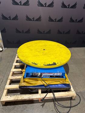 Bishamon L3k-tt Optimus Pallet Positioner Turntable 3000 Lb Capacity Used