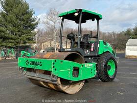 Bw177d-5 2018 Bomag 66 Inch Smooth Single Drum Vibratory Ride On Roller Bidadoo