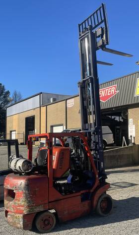 C100bx Kalmar Ac 3700 Hours 10 000 Lb Forklift With Side Shift 3 Stage Lp