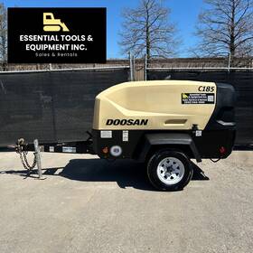 C185wd0-t4f 2019 Doosan C185 Cfm Portable Mobile Diesel Air Compressor 3950hrs Title Include