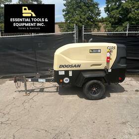C185wdo-t4f 2019 Doosan C185 Cfm Portable Mobile Diesel Air Compressor 5292hrs Title Include