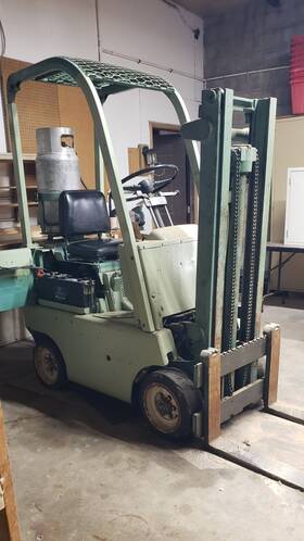 C25b Vintage 1950s Clark Forklift Needs Tlc But Actually Useable