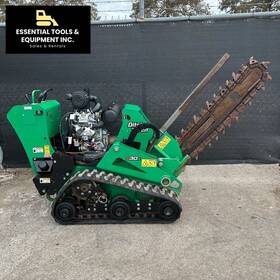 C30x 2018 Ditch Witch Walk-behind Gas Tracked Trencher With New Oem Engine- 239hrs