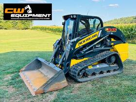 C345 2023 New Holland Track Skid Steer Loader 94 Hrs Mint Condition
