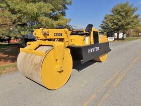 C350b Hyster Double Smooth Drum Roller