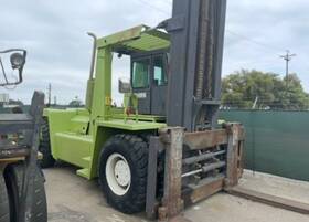 C500y-550 1985 Clark Forklift - 55k Lb Capacity 48 Inch Load Center Diesel