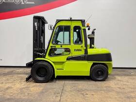 15644 C55sd 2021 Clark 2 Stage 11 000lb Pneumatic Diesel Forklift Stk