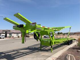 Ca84727kgn 2025 Texas Pride Tri/a Gooseneck 4 Car Hauler Trailer Ramps Bidadoo