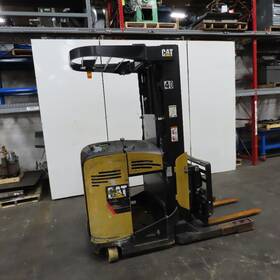 Nd3000-36 Cat 3000lbs Cap Stand Up Forklift Long Reach Stacker 36v 35 Inch Forks
