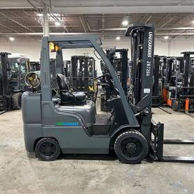 Cfs60lp 2019 Unicarriers 6000lb Used Forklift Triple Mast Sideshift 8118 Hours