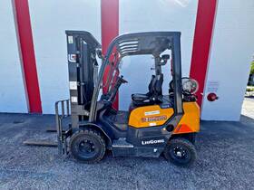 Clg2025g 2022 Liugong Forklift - 5 000 Lbs Max -dual Fuel Gas/lpg Only 521 Hrs