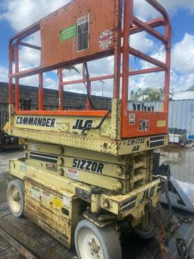 Cm-1732 Used Jlg Electric Scissor Lift Platform Manlift Vertical Aerial