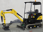 Ct18-9ds Carter Mini Excavator Aux Hyd Extendable Tracks Perkins Blade New