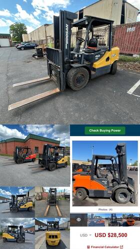D50s-5 2013 Doosan D40s-5 4 Ton Diesel Forklift Fully Functional