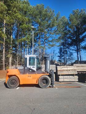 D90s-7 2019 Doosan Forklift - Diesel 1 237.2 Hrs 8ft Forks Excellent Condition