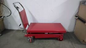3kr47 Dayton 35-1/2 In L 800 Lb Load Cap Manual Mobile Scissor-lift Table