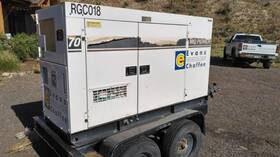Db-0831j Multiquip Whisperwatt Diesel Powered Towable Generator - 70 Kva/40kw