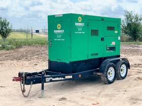 Dca-70ssiu4f 2018 Multiquip 56kw T/a Towable 70kva Diesel Generator Bidadoo