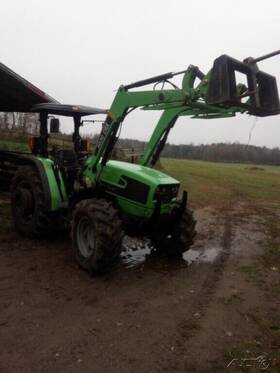 480e Deutz-fahr 2019 Tractor With Loader 80hp Mfwd 760 Hours Canopy