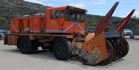 Df4000 Airport Runway Rotary Snow Blower / Plow 1992 Schmidt 4x4 Diesel