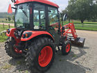 Dk45 Kioti Cab Tractor Front End Loader Hours Runs Great
