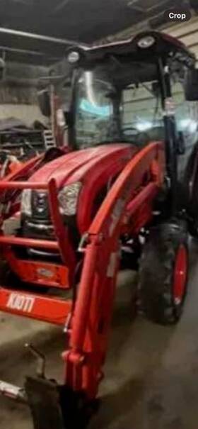 Dk6010se 2022 Kioti Dk6010 Se Cab 4wd Loader Tractor With Loader. One Owner 600 Hours