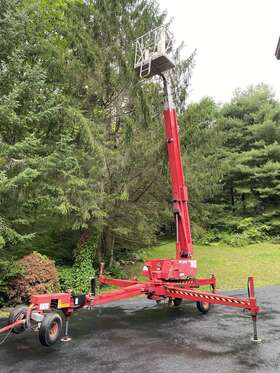 Dl28n Dkn3 2001 Denka 90ft Atrium Lift Mk28 - Spider Boom Aerial Manlift