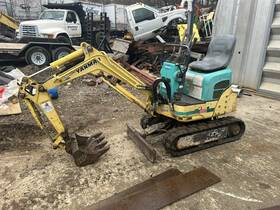 Sv08-1 Dm150 Yanmar Mini Excavator 1 032 Hours Open Cab Very Good Condition