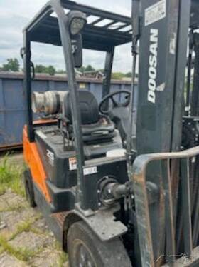 G25e-7 Doosan 2021 Forklift 14ft Max Height 5 511 Lb Load Capacity 2 582 Hours