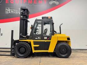 14963 Dp80 2003 Caterpillar 17 500lb 2 Stage Dual Pneumatic Diesel Forklift Stk