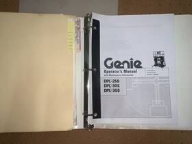 Dpl-30pdc-sp Silver Genie Duel Personnel Lift Used