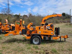 Drm12 2014 Altec 12 Inch Wood Chipper With Only 381 Hours Autofeed And Yoke Lift
