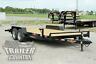 Dte8218wch3.5b New Heavy Duty Wood Deck Car Hauler Equipment Trailer Ramps