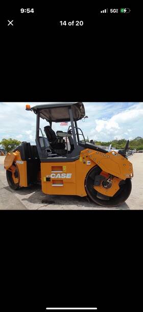 Dv210d Case Asphalt Drum Compactor Roller