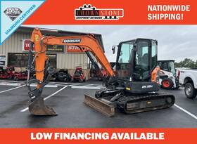 Dx50z-7 2022 Doosan Mini Excavator 504hrs Heat And A/c 2spd Aux Hyd Thumb