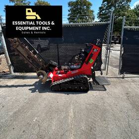 E2036rtkh-6ms 2019 Barreto 20rtk Tracked Trencher Stand On Honda Gx630 23hp Gasoline- 370 Hrs