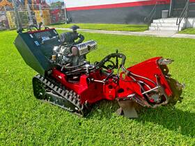 E30sgb 2019 Barreto Stump Grinder- 31hp Gas - 12 Inch Max Cut Depth 19 Wheel