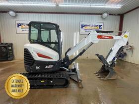 E35r2 2022 Bobcat E35 R2 Series Cab Straight Blade Thumb Mini Compact Track Excavator