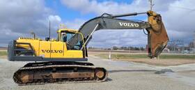 Ec210c1 2012 Volvo Excavator With Genesis Shear Not Labounty Scrap Metal