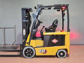 Ec25en3 2019 Caterpillar Electric 3 Stage Mast 5000 Lb Cushion Tire Forklift