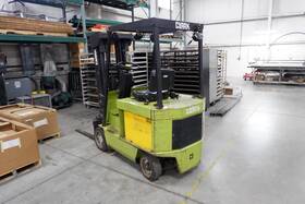Ecs25 1996 Clark Electric Forklift 10 000lb 188 Inch Mast 4150lb Capacity