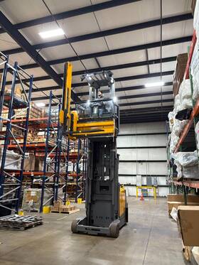 Ekx516k Jungheinrich Electric Turret Truck Swing Reach Fork Man Up Forklift