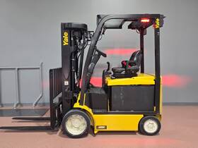 Erc050vgn36tq084 2019 Yale Electric Quad Mast 5000 Lb Cushion Tire Forklift