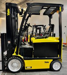 Erc055vgn 2020 Yale 5500 Lb 36 Volt Electric Cushion Ss/fp Forklift 994 Hours