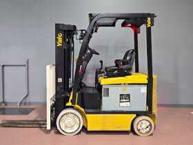 Erc055vgn48te083 2018 Yale Electric 3 Stage Mast 5500 Lb Cushion Tire Forklift