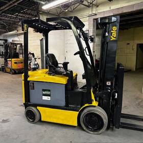 Erc060vg 2019 Yale 6000lbs Used Forklift Triple Mast Sideshift Fork Positioner