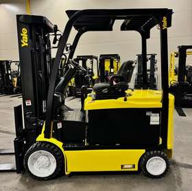 Erc070vgn 2019 Yale 7000 Lb 3 Stg Mast Electric Cushion Forklift - 984 Hours