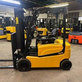 Erp040vf 2021 Yale 4000lbs Used Forklift Triple Mast Sideshift 36v 872hrs