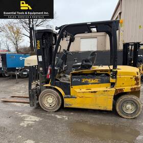 Erp080 2019 Yale 8 000 Lbs Pneumatic Electric 80v Forklift 3-stage Ssfp- Repairs