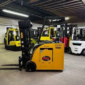 Esc040ad 2019 Yale 4000lbs Used Forklift Electric Quad Mast Sideshift 6834 Hours